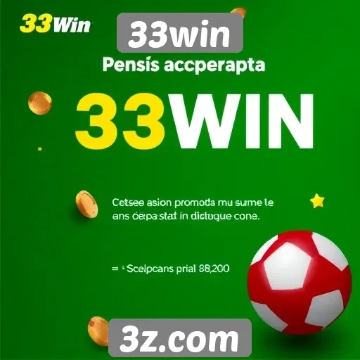 33win oferece promoções exclusivas para novos usuários